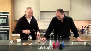 How to make a frappé coffee using an aerolatte milk frother [upl. by Biondo717]