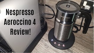 Nespresso Aeroccino 4 Milk Frother Review  Worth upgrading from the Aeroccino 3 [upl. by Nosreme]