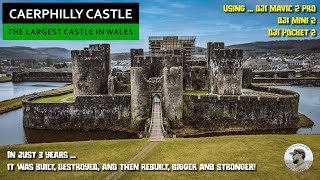 Caerphilly Castle  The Largest in Wales 2nd in Britain [upl. by Leelah]