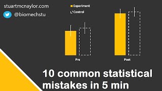 Ten Statistical Mistakes in 5 Min [upl. by Egwan]