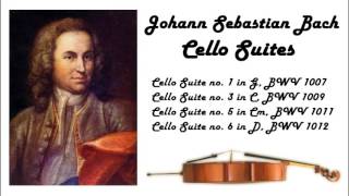 Johann Sebastian Bach  Cello suites in 432 Hz great for reading or studying [upl. by Ahsema]