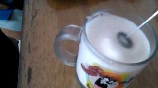 Aerolatte Review Frothing Cold Milk In Under 1 Minute [upl. by Shulem]